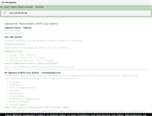 Tablet Screenshot of m.zahnarzt-remschmidt.at